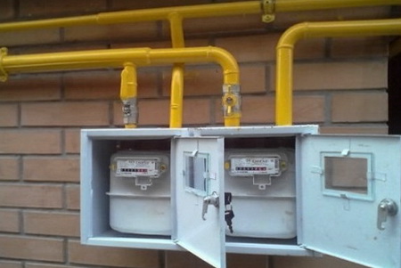 Подключение газа через счетчик