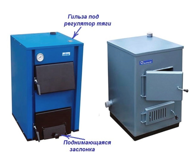 Простые котлы без регулятора тяги